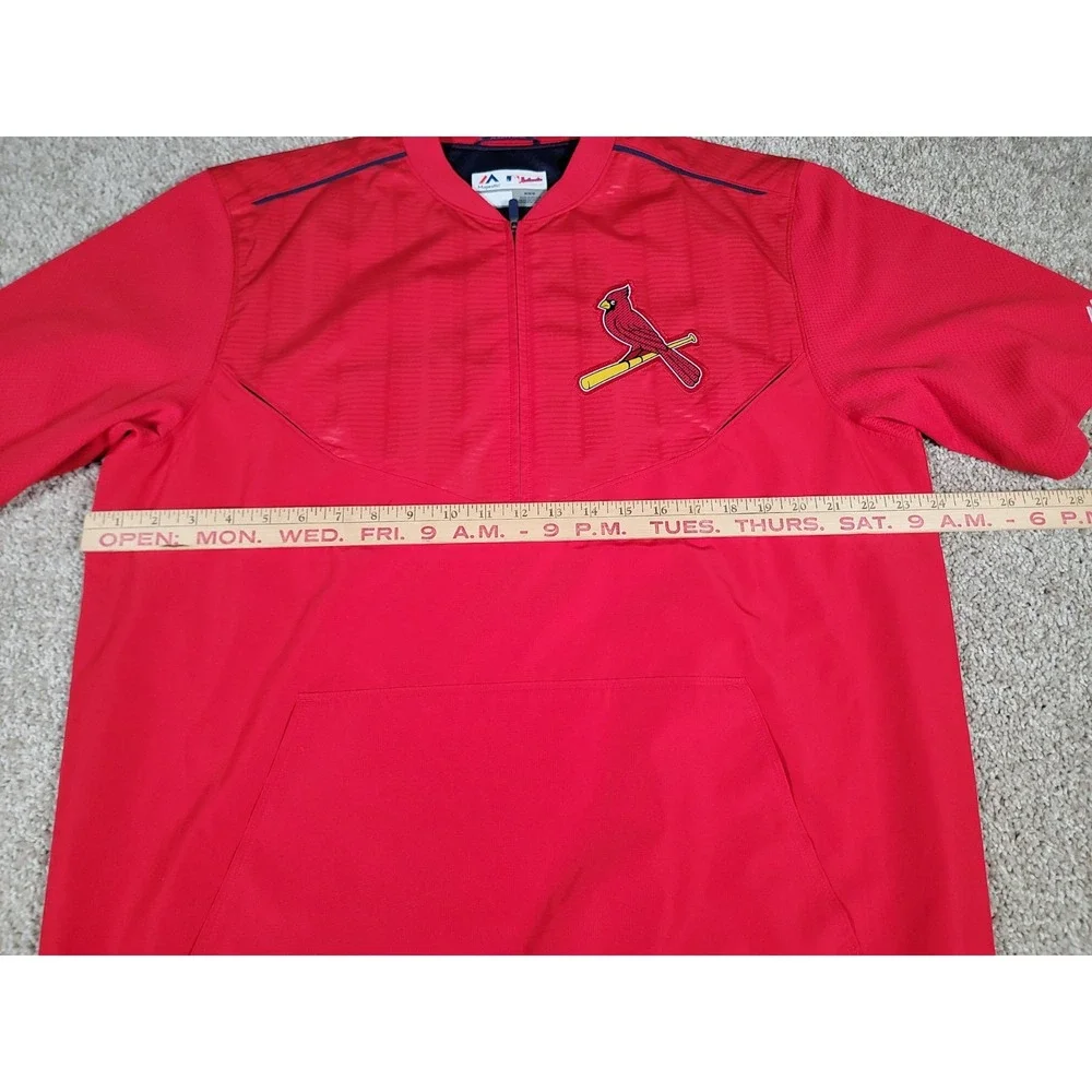 VTG St Louis Cardinals Majestic Authentic Collection MLB Team Jacket Medium Mens